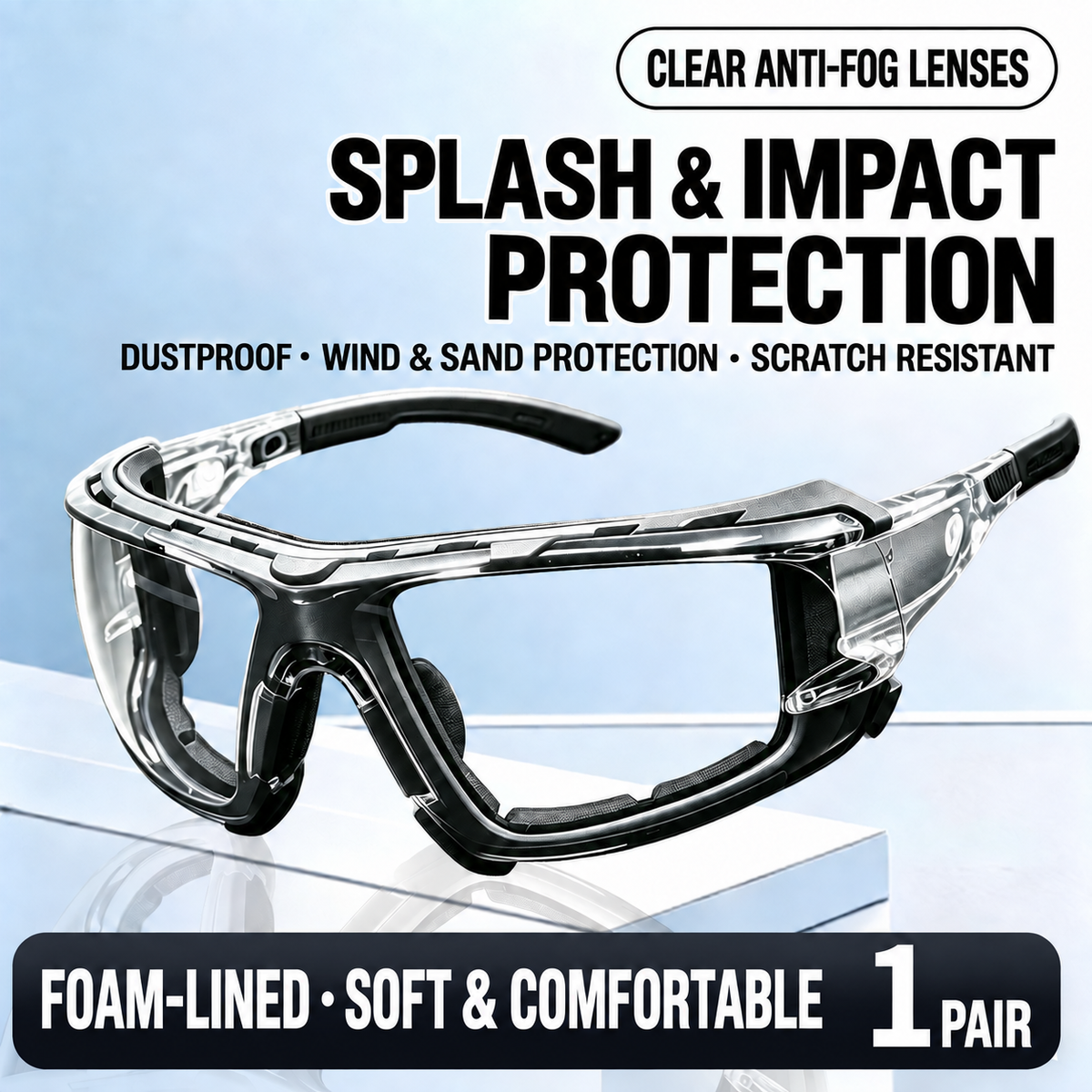 CourtShield ProVision Pickleball Protective Goggles