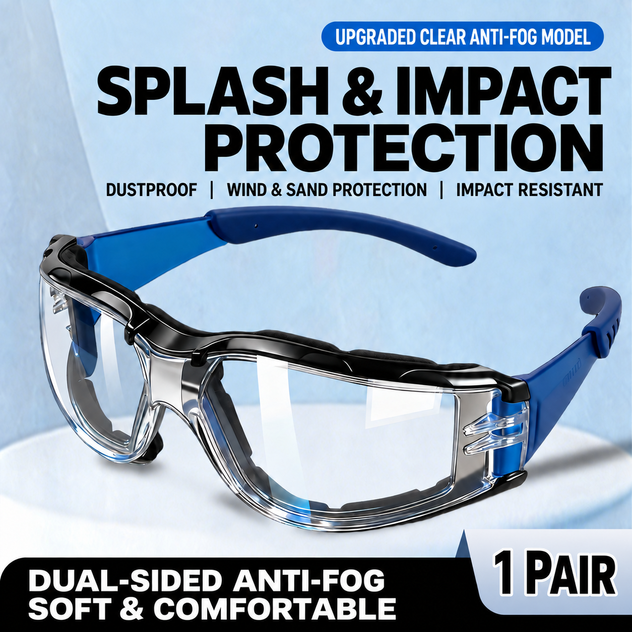 CourtShield ProVision Pickleball Protective Goggles