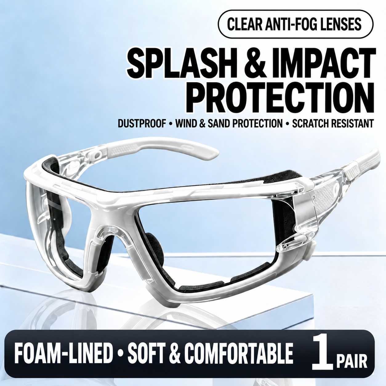 CourtShield ProVision Pickleball Protective Goggles