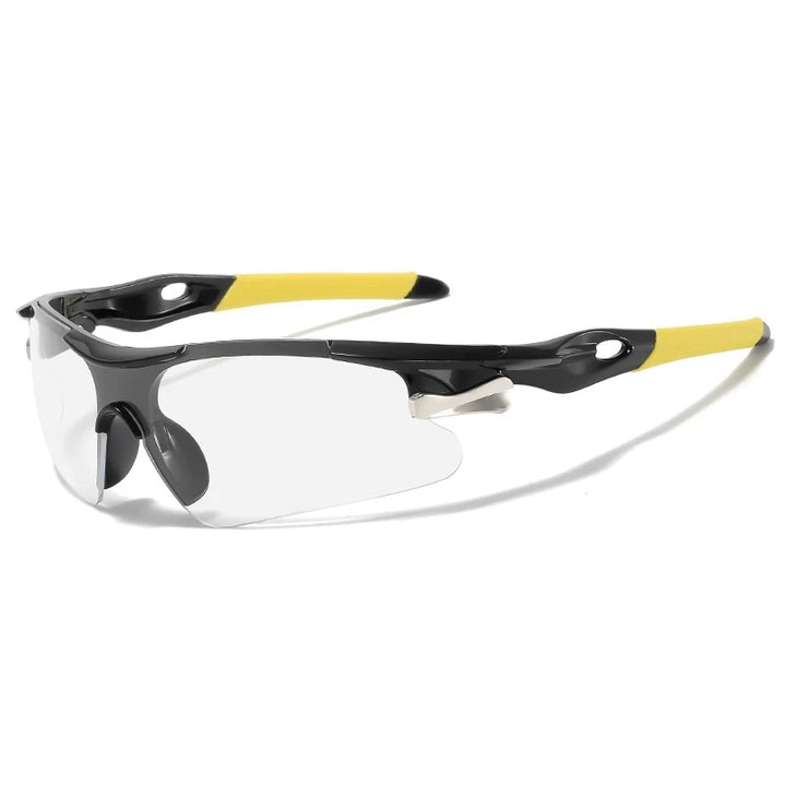 Clear pickleball protective eyewear for indoor courts