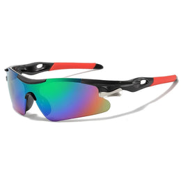 CourtShield Tempo Rainbow Mirror Pickleball Sunglasses