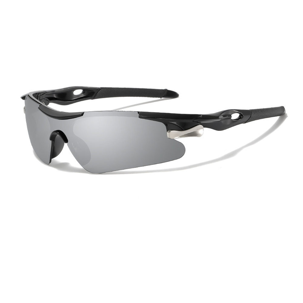 CourtShield Tempo silver mirror pickleball sunglasses clean side view