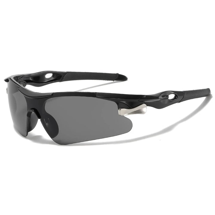 Smoke lens pickleball safety glasses for bright outdoor courts
