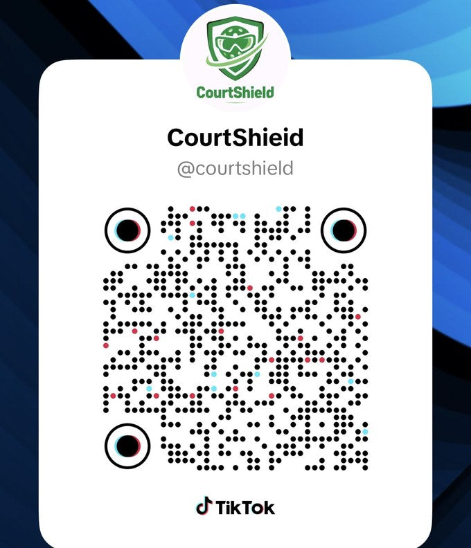 TikTok QR code for @courtshield